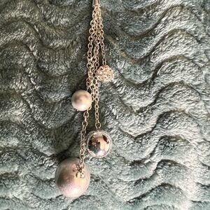 LIA SOPHIA LONG NECKLACE WITH BALLS